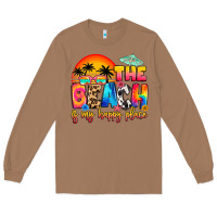 Toasted Coconut the beach is my happy place Long Sleeve Tee - Artiststas