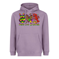 Lavender peace love crawfish olivia Heavyweight Hoodie - OliviaCreatesArt