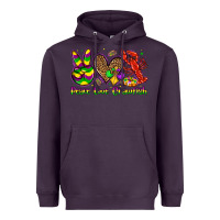 Plum peace love crawfish olivia Heavyweight Hoodie - OliviaCreatesArt