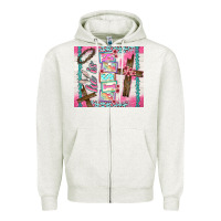 Oatmeal Heather he is risen Zipper Hoodie - TumblerDesignByShophia