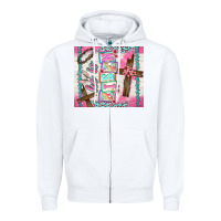White he is risen Zipper Hoodie - TumblerDesignByShophia