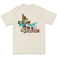 He Is Risen Cross Premium Tee | Teevron