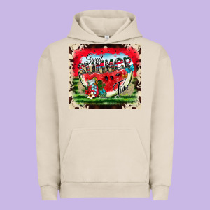 Sweet Summer Time Urban Hoodie Designed By Cowhidedigitalart