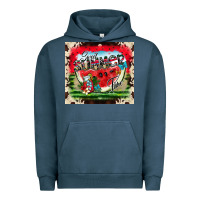 Pigment Midnight Navy Sweet Summer Time Urban Hoodie - CowhideDigitalArt