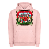 Pigment Salmon Sweet Summer Time Urban Hoodie - CowhideDigitalArt