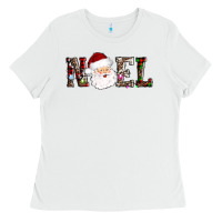 White noel santa Ladies Tee - AdoDesignShop