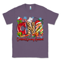 Lavender CNA Certified Nursing Assistant Christmas Classic Tee - MaliasSmallBusiness