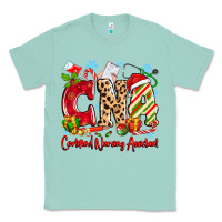 Seafoam CNA Certified Nursing Assistant Christmas Classic Tee - MaliasSmallBusiness