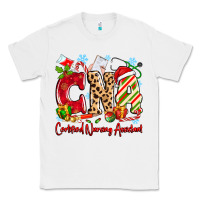 White CNA Certified Nursing Assistant Christmas Classic Tee - MaliasSmallBusiness