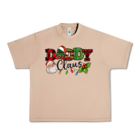 Burro Daddy Claus Santa Christmas lights and holly Urban Heavy Tee - NancyCooperArtShop