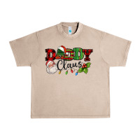 French Oak Daddy Claus Santa Christmas lights and holly Urban Heavy Tee - NancyCooperArtShop