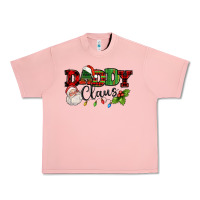 Salmon Daddy Claus Santa Christmas lights and holly Urban Heavy Tee - NancyCooperArtShop
