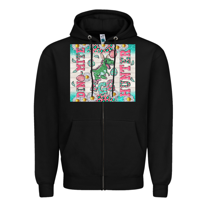 Dino Mite Egg Hunter Zipper Hoodie by TumblerDesignByShophia | Teevron
