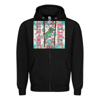 Black dino mite egg hunter Zipper Hoodie - TumblerDesignByShophia