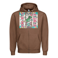 Chestnut dino mite egg hunter Zipper Hoodie - TumblerDesignByShophia