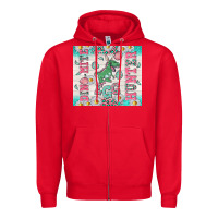 Red dino mite egg hunter Zipper Hoodie - TumblerDesignByShophia