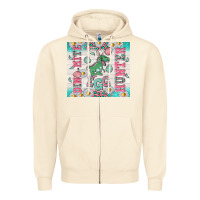 Sandshell dino mite egg hunter Zipper Hoodie - TumblerDesignByShophia