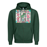 Sports Green dino mite egg hunter Zipper Hoodie - TumblerDesignByShophia
