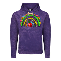 Cloud Purple school rainbow Vintage Hoodie - NancyCooperArtShop