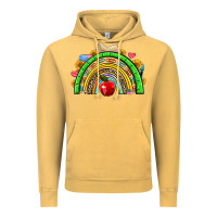 Vintage Mustard school rainbow Vintage Hoodie - NancyCooperArtShop