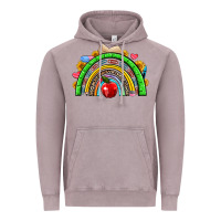 Vintage Zinc school rainbow Vintage Hoodie - NancyCooperArtShop