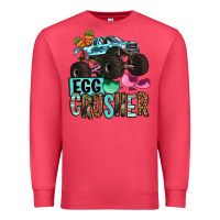 Cardinal Easter Day Monster truck Easter egg crusher Premium Sweatshirt - OliviaCreatesArt