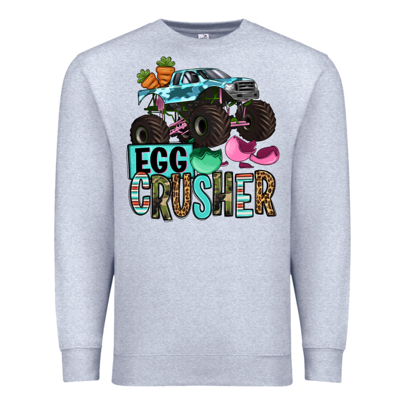 Easter Day Monster Truck Easter Egg Crusher Premium Sweatshirt by OliviaCreatesArt | Teevron
