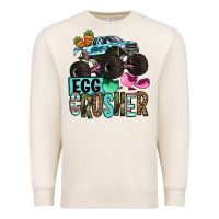 Sandshell Easter Day Monster truck Easter egg crusher Premium Sweatshirt - OliviaCreatesArt