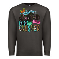 Smoke Easter Day Monster truck Easter egg crusher Premium Sweatshirt - OliviaCreatesArt