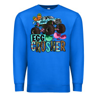 True Royal Easter Day Monster truck Easter egg crusher Premium Sweatshirt - OliviaCreatesArt