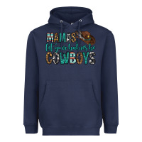 Navy mama's let your babies be cowboys Heavyweight Hoodie - OliviaCreatesArt