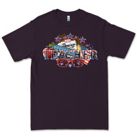 Plum american teacher Premium Tee - NancyCooperArtShop