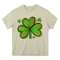 Mossy st patricks day shamrock with glitter Heavy Core Tee - Artiststas