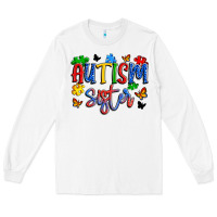 White autism sister Long Sleeve Tee - Artiststas