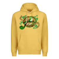Antique Gold St. Patrick's Day lips Premium Hoodie - CowGirlArtShop