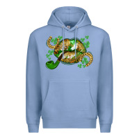Colony Blue St. Patrick's Day lips Premium Hoodie - CowGirlArtShop