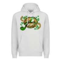 Dove Grey St. Patrick's Day lips Premium Hoodie - CowGirlArtShop