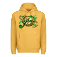 Mustard St. Patrick's Day lips Premium Hoodie - CowGirlArtShop