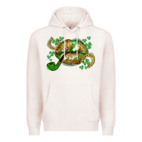Pale Pink St. Patrick's Day lips Premium Hoodie - CowGirlArtShop