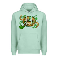 Seafoam St. Patrick's Day lips Premium Hoodie - CowGirlArtShop