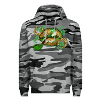 Slate Camo St. Patrick's Day lips Premium Hoodie - CowGirlArtShop