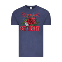 Vintage Denim Let your heart be light Vintage Tee - MaliasSmallBusiness