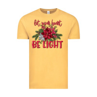 Vintage Mustard Let your heart be light Vintage Tee - MaliasSmallBusiness