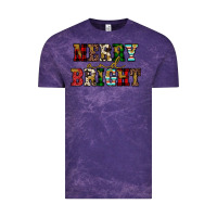 Cloud Purple merry and bright Vintage Tee - JahusDesignShop