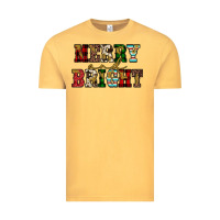 Vintage Mustard merry and bright Vintage Tee - JahusDesignShop