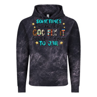 Cloud Black sometimes i just have to let god fix it cus if i f Vintage Hoodie - MaliasSmallBusiness