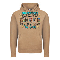 Vintage Coffee sometimes i just have to let god fix it cus if i f Vintage Hoodie - MaliasSmallBusiness