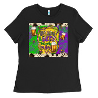 Black beads & beer that's why i'm here Ladies Tee - Artiststas