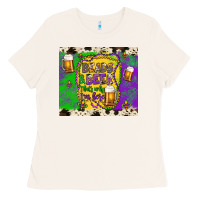 Bone beads & beer that's why i'm here Ladies Tee - Artiststas