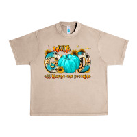 French Oak with god all things are possible  copy Urban Heavy Tee - MaliasSmallBusiness